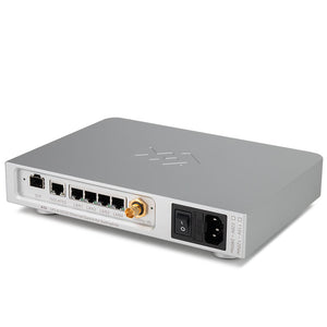 LHY AUDIO AS6 1000Mbps 6-Port Hifi Switch LPS &amp; OCXO Ethernet Switch (Silver 115V) for Audiophile