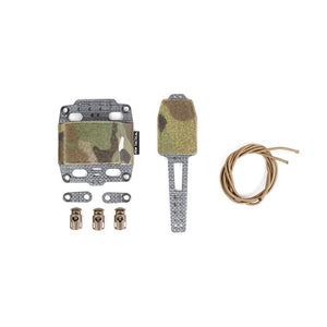 Set of PEW TACTICAL PT- UA51 Tactical Helmet Battery Holder (Multicam All-terrain Camo) for PVS31