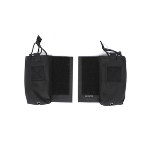 PEW TACTICAL JPC 2.0 Tactical Vest Side Panels w/ Two Radio Pouches (Black) for PRC-152 and PRC-148