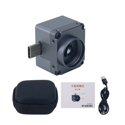JS HD 256x192 Thermal Camera Thermal Imager (3.5mm Lens) w/ Type-C Interfaces for PC and Cellphone