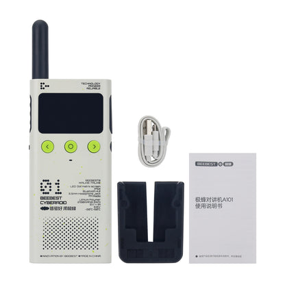 A101 Handheld Walkie Talkie 120-hours Ultra-long Standby 4W Bluetooth Frequency Programming for Outdoor 1.5-3KM