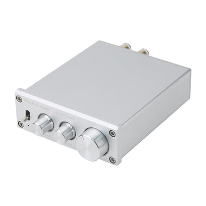 White 2X160W Digital Audio Power Amplifier Dual MA12070 High Precision Volume Potentiometer with Treble and Bass Adjustment