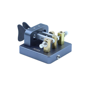 VK-6 Mini Shortwave Radio Aluminum Alloy Automatic CW Electric Key 3.5mm Interface with Adjustable Contact Gap