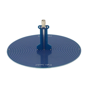Left-handed Circular Polarization 15CM 610MHz-7GHz UWB Antenna Archimedes Spiral Antenna with SMA Male Connector