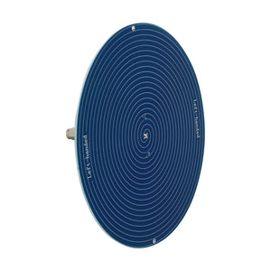 Left-handed Circular Polarization 15CM 610MHz-7GHz UWB Antenna Archimedes Spiral Antenna with SMA Male Connector