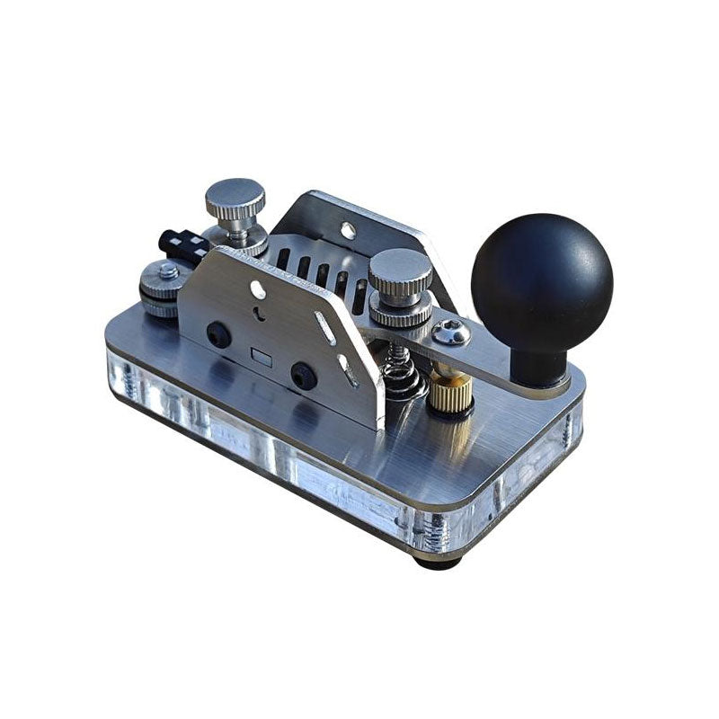 HamGeek Mini Portable Morse Code CW Key Shortwave Radio Telegraph Trainer Manual CW Key and Optional Accessories