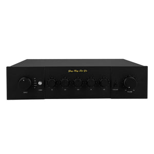Black Upgraded 5th X1 HiFi Class A Fully Balanced Preamplifier 5-Band Tuning Bluetooth5.2 Audio Power Amplifier