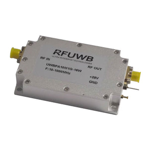 10-1000MHz 8W Wideband RF Power Amplifier Class AB UWB Amplifier 50ohms with SMA Female Connector