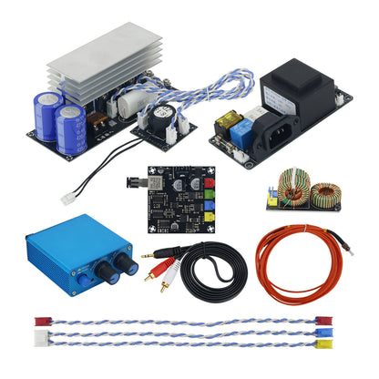DRSSTC Driver Tesla Coil Driver Kit w/ Power Interface Board Transformer Without Resonant Capacitors