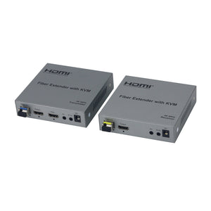 20KM HDMI-compatible 4K High Definition KVM Extender Optical Fiber Extender Support Local Loop