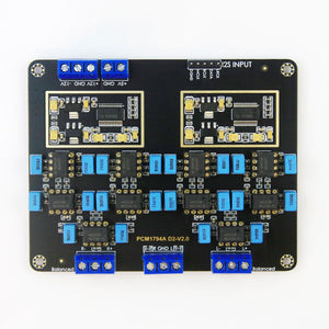 Y3 Parallel Dual PCM1794A D2-V2.0 Decoder Board Hifi 24Bit 192kHz Audio DAC Board (Finished Board)