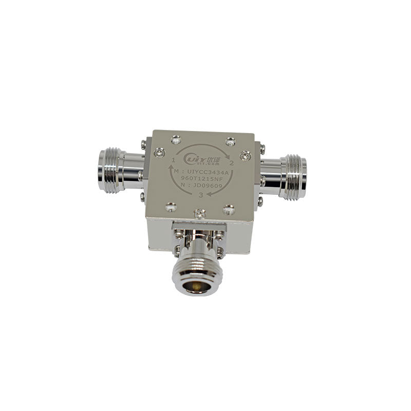 UIYCC3434A Coaxial Circulator Microwave RF Circulator with 860-960MHz Range and Optional Connectors