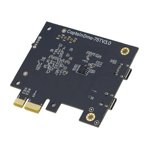 Blue Fifth Generation CapDMA Video Overlay Box + CaP75T DMA Board + KMBOX NET Keyboard Mouse Box Controller Kit