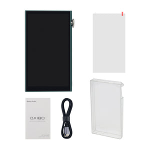 iBasso Green DX180 HiFi Audio Decoder DSD Hard Decoding Lossless Audio Player 4G RAM + 128G ROM with 5-inch Touch Screen