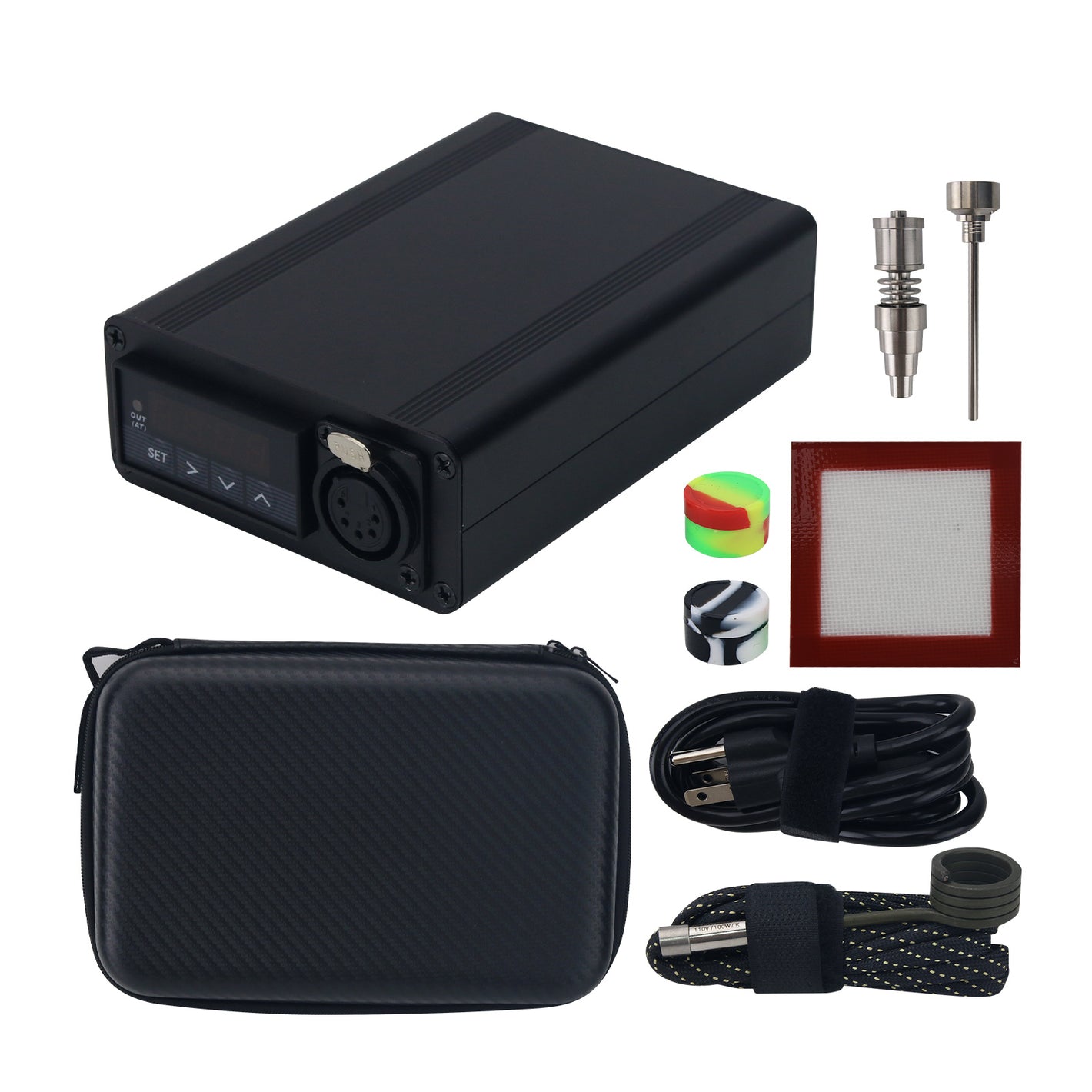 PID Temperature Controller Kit E-nail 0-999℃ with Titanium Screw High Quality Temperature Control Accessory