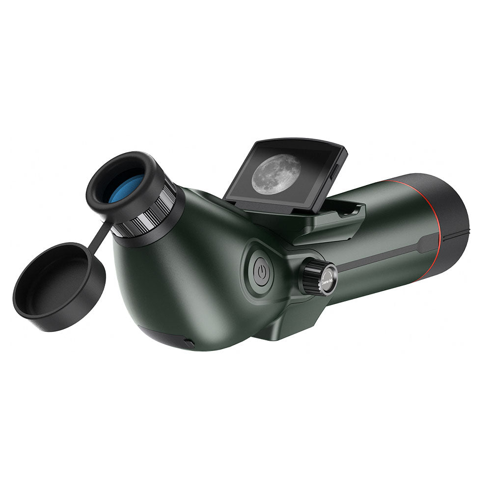 TeSeek SPX5-80 300mm 350X 5MP 4K Astronomical Telescope IP54 Astronomy Telescope with Dual Screens