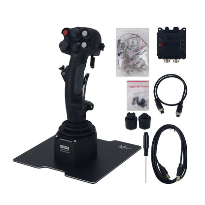VKBSIM Flight Stick Gunfighter MK.IV Modern Combat Edition (GF MKIV MCG Ultimate RU + Twist Adapter)