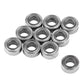 10PCS MR63ZZ Deep Groove Miniature Ball Bearing High Quality Double Shielded Stainless Steel Bearing for 3D Printer