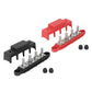 Pair of M8(5/16) High Current Power Distribution Block Screw Terminal 250A 48VDC for Vehicle Power Systems