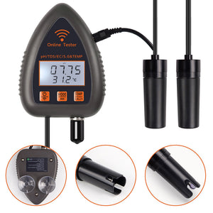 Wifi Online Water Quality Tester Meter (WF991 with Orange Backlight) for PH TDS Salinity S.G. &amp; TEMP