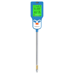 6 In 1 Soil Tester for PH Soil Temp Soil Moisture Light Intensity Ambient Humidity &amp; Soil Fertility