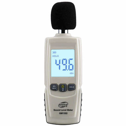 GM1352 30-130dBA Digital Noise Meter Decibel Meter Sound Level Meter w/ LCD Backlight &amp; Hold Button