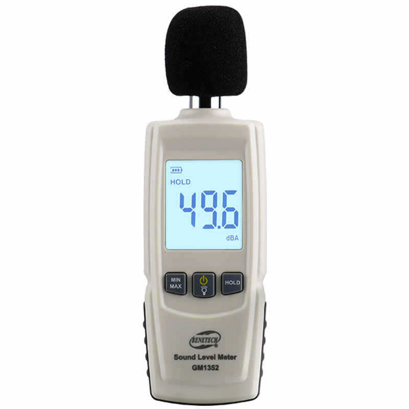GM1351 30-130dBA Digital Noise Meter Sound Level Meter with LCD Backlight (without Hold Button)