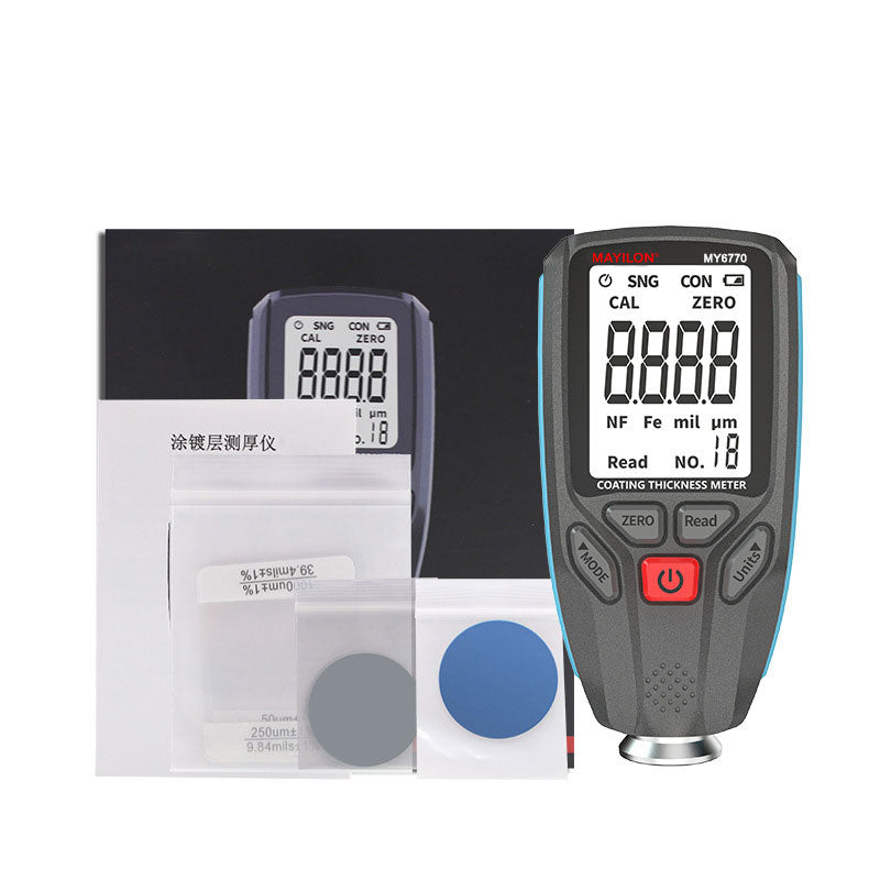 MAYILON MY6770 Automotive Coating Thickness Gauge Paint Thickness Gauge Fe/NFe 0-1300µm Tester