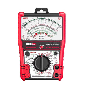 S470Pro 2500V Anti-Burn Analog Multimeter High-Precision Multimeter w/ Strong Magnets Hanging Holes