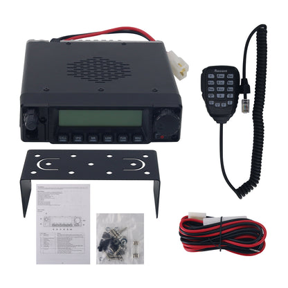 HamGeek RS-900 50W UHF Transceiver Mobile Radio 400-470Mhz Car Radio Station w/ 200CH Backlit Screen
