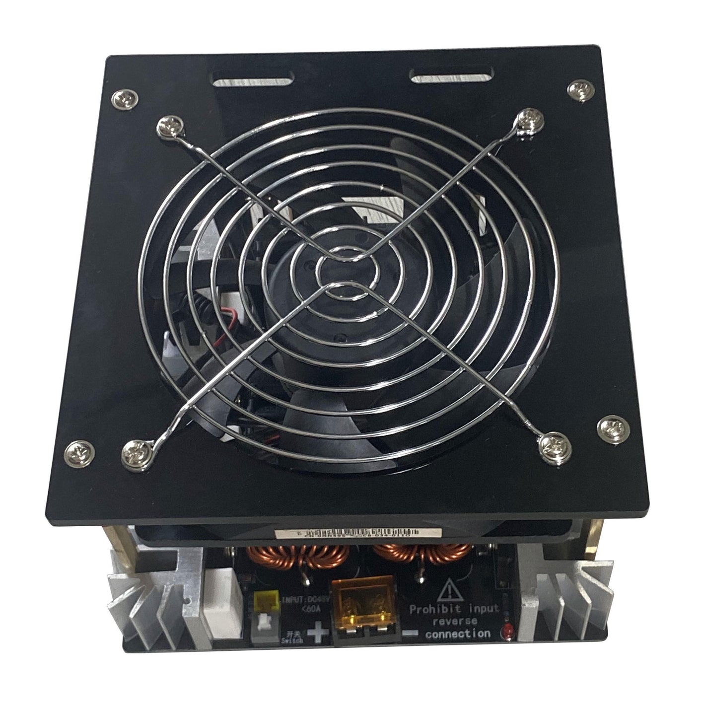 220V 3000W ZVS High Frequency Induction Heater + 70ML Graphite Crucible + DC 48V 50A Power Supply