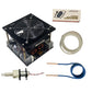 220V 3000W ZVS High Frequency Induction Heater + 70ML Graphite Crucible + DC 48V 50A Power Supply