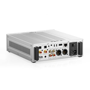 Silvery FiiO K17 AK4191+AK4499EXx2 DAC HiFi Headphone Amplifier Wide-voltage 31-Band Professional High Precision Lossless PEQ