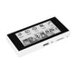 HAMGEEK RW01 Mini E-Ink Reader E-Book Reader (Black Panel) for Weather Clock Image Viewing Alarm TXT &amp; EPUB Files