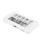 HAMGEEK RW01 Mini E-Ink Reader E-Book Reader (White Panel) for Weather Clock Image Viewing Alarm TXT &amp; EPUB Files