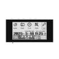 HAMGEEK RW01-BL Backlit Mini E-Ink Reader E-Book Reader (Black Panel) for Weather Clock Image Viewing Alarm TXT &amp; EPUB Files