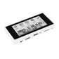 HAMGEEK RW01-BL Backlit Mini E-Ink Reader E-Book Reader (Black Panel) for Weather Clock Image Viewing Alarm TXT &amp; EPUB Files