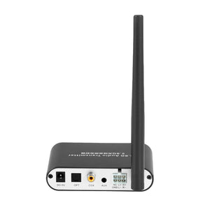 T58G-B HiFi 5.8GHz Wireless Audio Transmitter Audio Extender Support Optical/Coaxial/AUX/AMP/USB Input