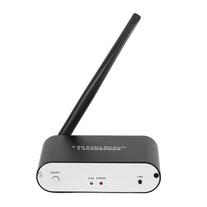 R58G-B HiFi 5.8GHz Wireless Audio Receiver Audio Extender Support AUX Stereo/2-Channel 50W Digital Power Amplifier Output