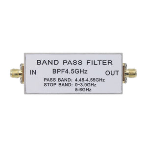 4.5GHz Bandpass Filter BPF with SMA Female Connector 50ohms Impedance High Quality RF Accessory