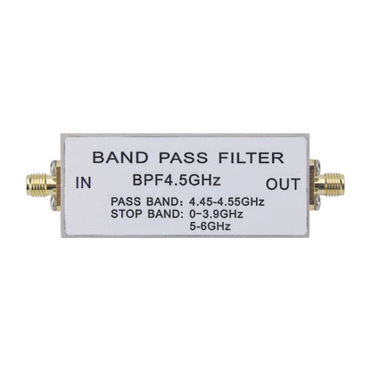 4.5GHz Bandpass Filter BPF with SMA Female Connector 50ohms Impedance High Quality RF Accessory