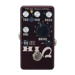Electric Guitar Distortion Overload Effects Pedal High Gain Dynamic Effector for Musical Performance