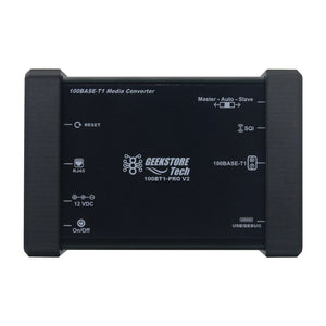 100BT1-PRO2 100Mbps Vehicle Ethernet Converter to RJ45 Standard Ethernet Media Converter with MATENET Interface