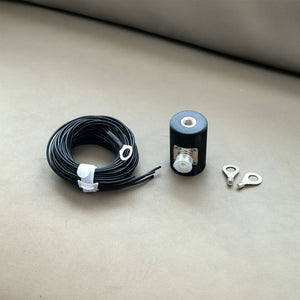 Black MA-05 Antenna Base M10x1.5 with Ground Grid and Mount for HAM SPACE 5.6-Meter Shortwave Telescopic Antenna