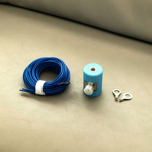 Blue MA-05 Antenna Base M10x1.5 with Ground Grid and Mount for HAM SPACE 5.6-Meter Shortwave Telescopic Antenna