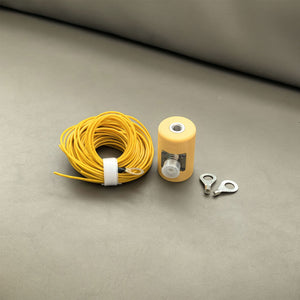 Yellow MA-05 Antenna Base M10x1.5 with Ground Grid and Mount for HAM SPACE 5.6-Meter Shortwave Telescopic Antenna