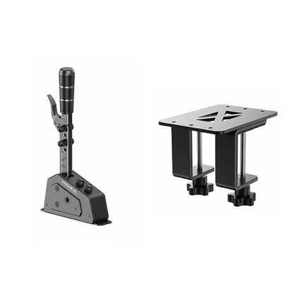 MOZA RACING SGP USB Sequential Shifter Features RGB Backlit Buttons (with Shifter Table Clamp)