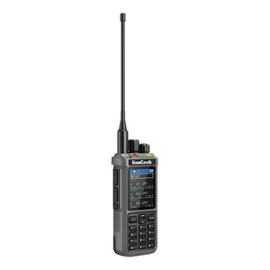 HamGeek UV-98 Plus 10W 1024CH Walkie Talkie VHF UHF Transceiver + Programming Cable with Donut AM and SW Antenna