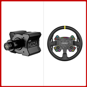 MOZA R9 V3 9Nm Direct Drive Wheel Base Aluminum Alloy Wheel Base + 13-Inch RS V2 Steering Wheel