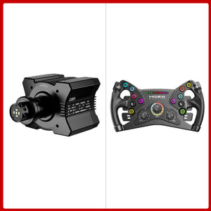 MOZA R9 V3 9Nm Direct Drive Wheel Base with Force Feedback System + 300mm/11.8&quot; KS Steering Wheel